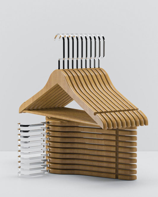 Ahşap Askı Nikel Kanca - Ultra Lüks