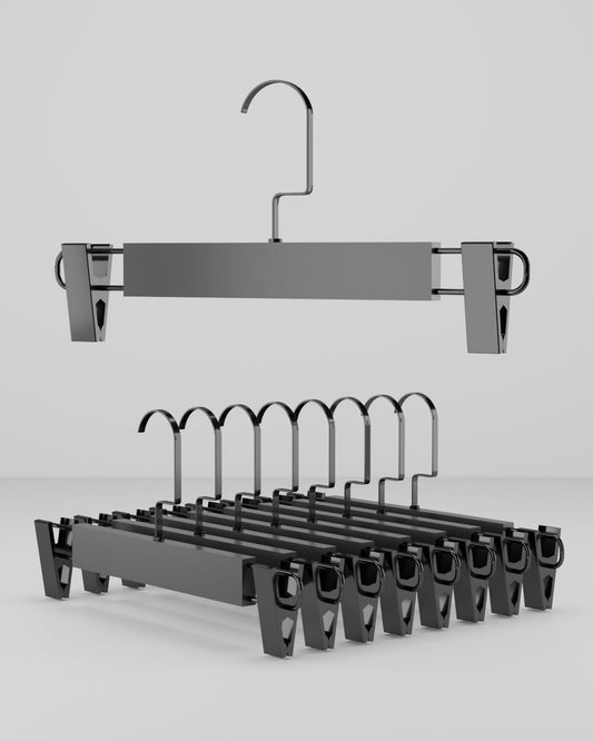 Siyah Ahşap Askı Siyah Amerikan Kanca