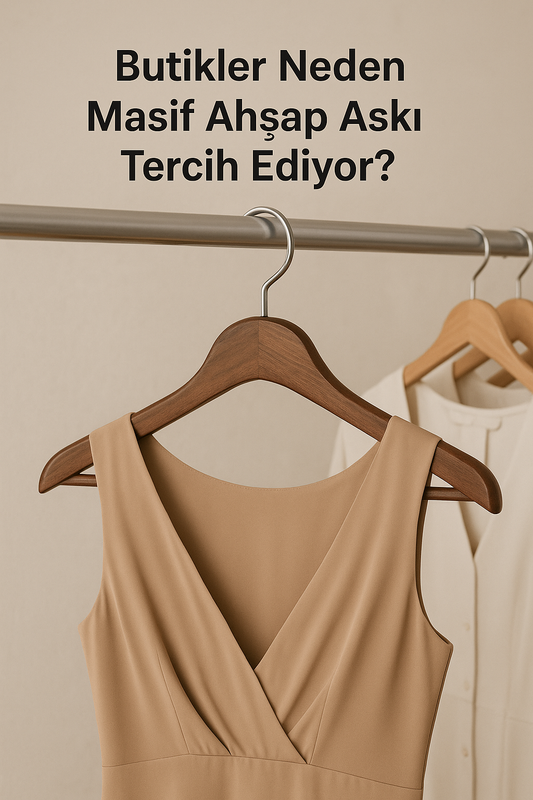 Butikler Neden Masif Ahşap Askı Tercih Ediyor?
