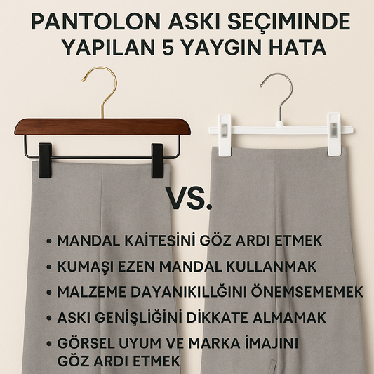 Pantolon Askısı Seçiminde Yapılan 5 Yaygın Hata